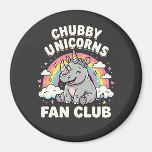 Cute Einhörner Fan Club Magisches Regenbogen Einho Magnet