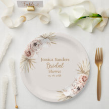 Cute Elegant Flowers Boho Bridal Shower