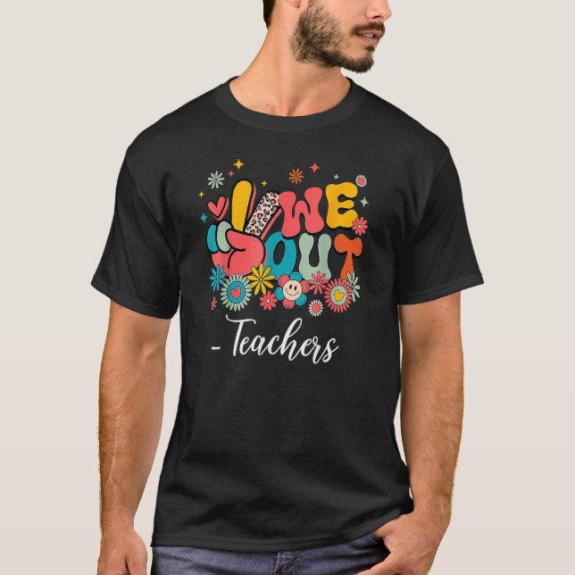 Cute End Of School Year Teacher Summer Bruh We Out T-Shirt (Vorderseite)