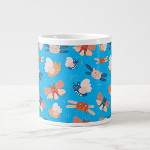 Cute-Engelchen-Muster Jumbo-Tasse