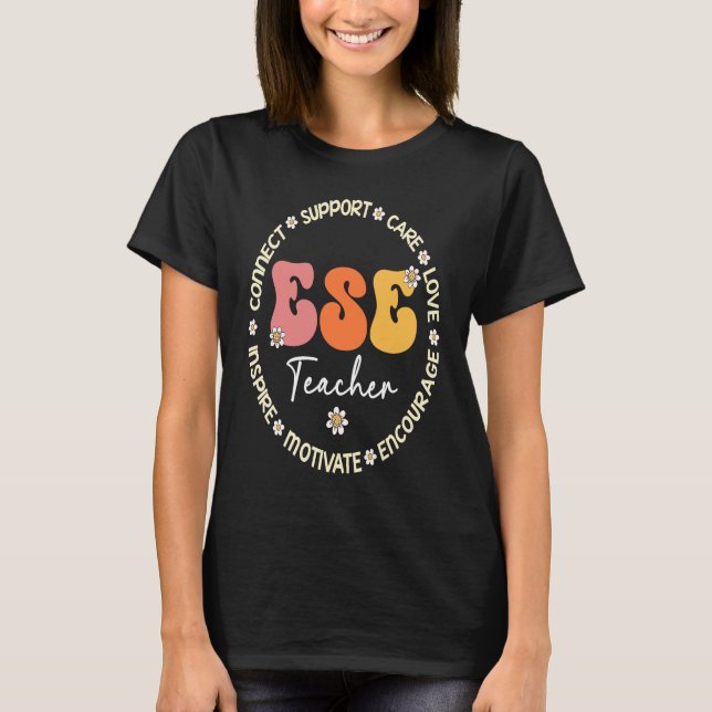 Cute ESE Teacher Squad Appreciation Week back to s T-Shirt (Vorderseite)