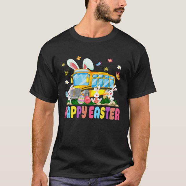 Cute Every Bunny s Favorite School Bus Driver Happ T-Shirt (Vorderseite)