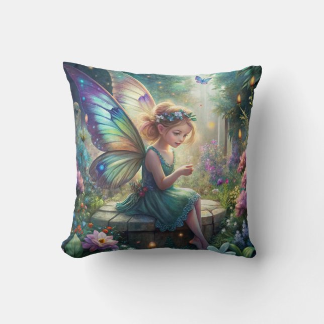 Cute Fairy  Kissen (Vorderseite)