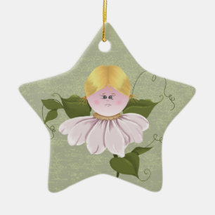 Cute Fairy or Pixie Keramikornament