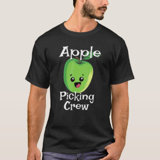 Cute Fall Autumn Orchard Matching Family Apple Pic T-Shirt