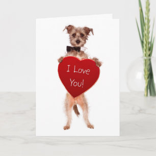 Cute falling in love greeting card feiertagskarte