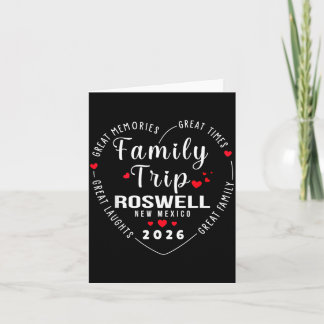 Cute Family Trip Roswell New Mexico 2026 Memories Karte