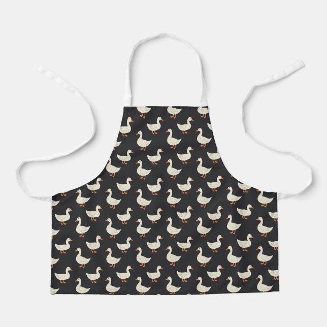 Cute Farmhouse Style Ducks Pattern Apron Schürze (Vorderseite)