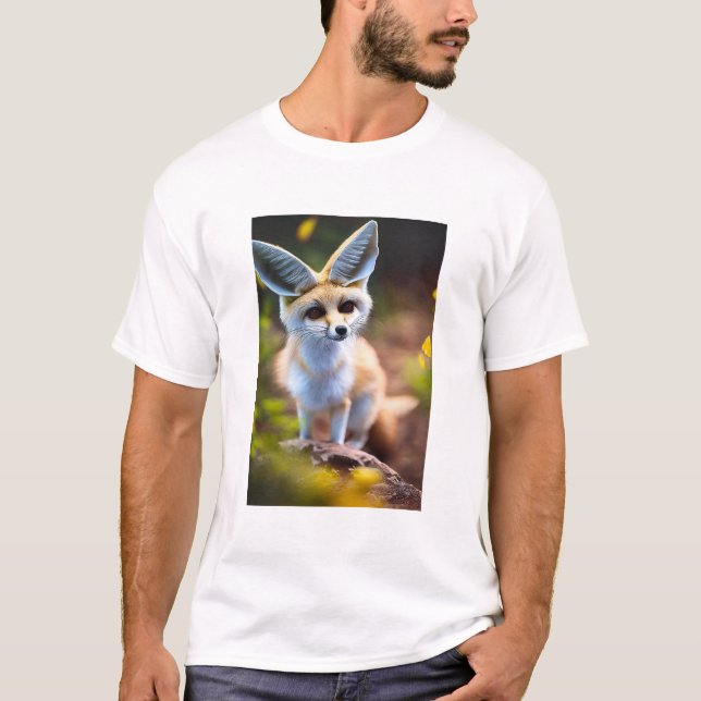 Cute Fennec fox T-Shirt (Vorderseite)