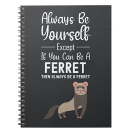 Cute Ferret Gifts Funny Humor Animal Pet Notizblock