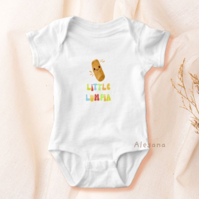 Cute Filipino Food Little Lumpia Baby Bodysuit Strampler (Von Creator hochgeladen)