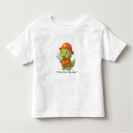 Cute Firefighter Dinosaur – Dino Jobs Kleinkind T-shirt