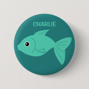 Cute Fish custom buttons