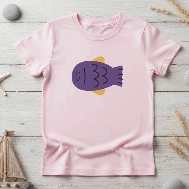 Cute Fish T-Shirt - Trendy Tee for Teen Girls (Von Creator hochgeladen)