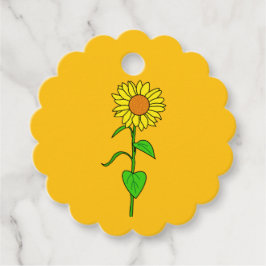 Cute Floral Gift Tag Geschenkanhänger