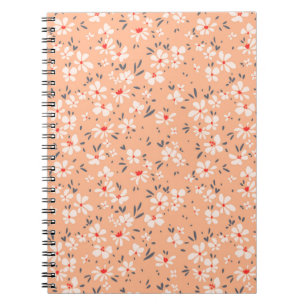 Cute floral pattern in the small flower. Ditsy pri Notizblock