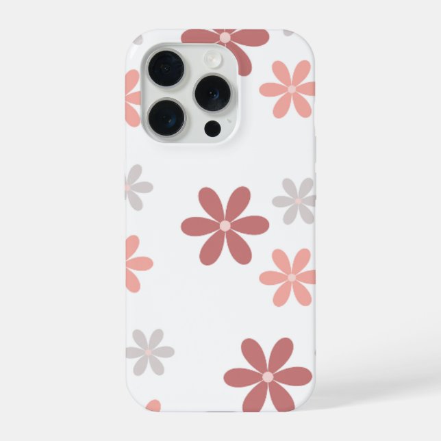 Cute Flower phone case iPhone Hülle (Rückseite)