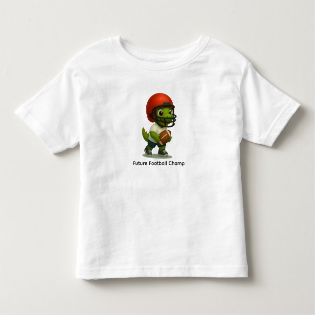 Cute Football Dino Shirt for toddlers (Vorderseite)