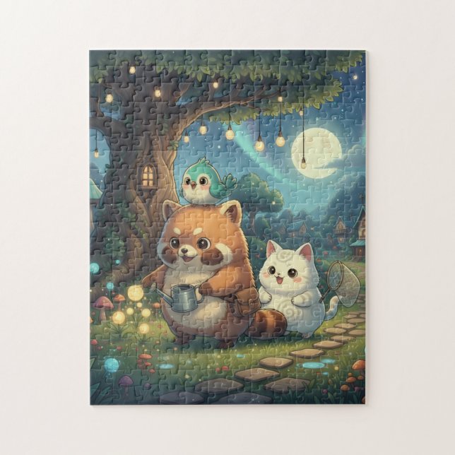 Cute Forest Friends Puzzle   (Vertikal)