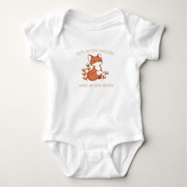 Cute Fox Baby –"Bib Soft on the Outside" Strampler