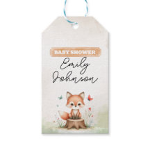 Cute fox baby shower