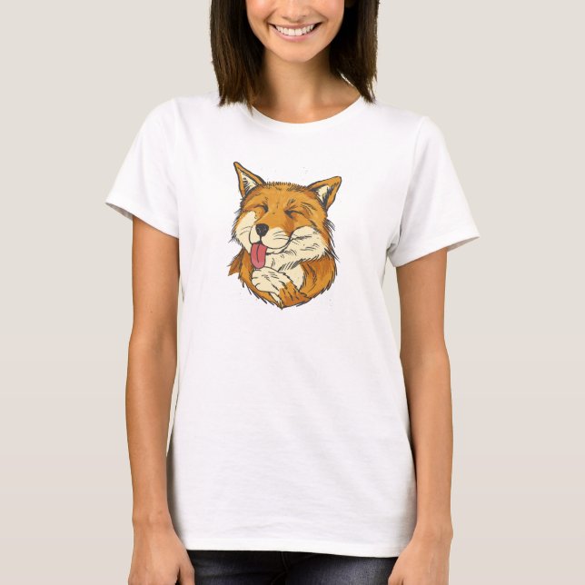cute fox T-Shirt (Vorderseite)