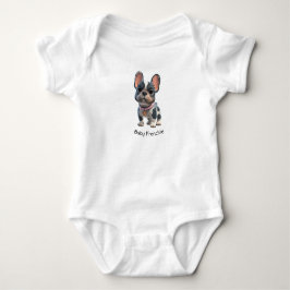 Cute French Bulldog Baby Strampler