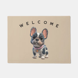 Cute French Bulldog Fußmatte
