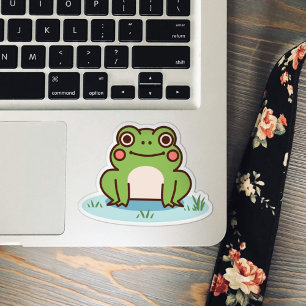Cute Frog Aufkleber
