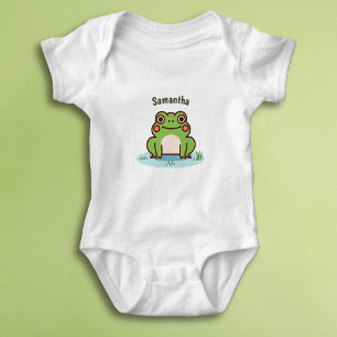 Cute Frog Baby Strampler