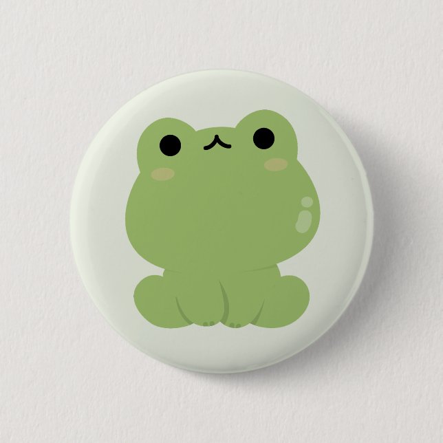 Cute Frog Button (Vorderseite)