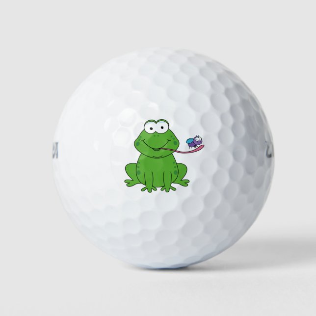 Cute Frog Golfball (Vorderseite)