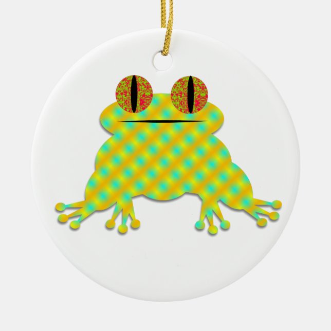 Cute Frog Keramikornament (Vorne)