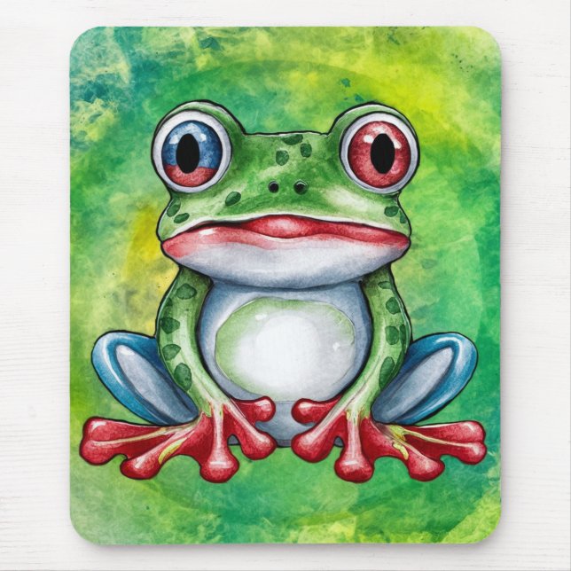Cute Frog Mousepad (Vorne)