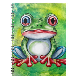 Cute Frog Notizblock
