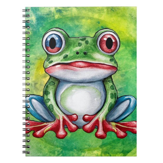 Cute Frog Notizblock (Vorderseite)