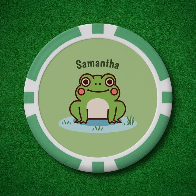 Cute Frog Pokerchips (Cute Frog Poker Chips)