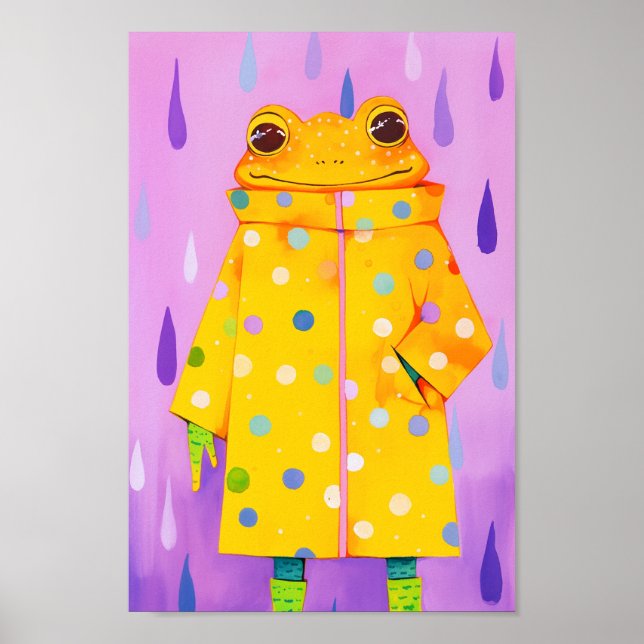 Cute Frog Poster (Vorne)