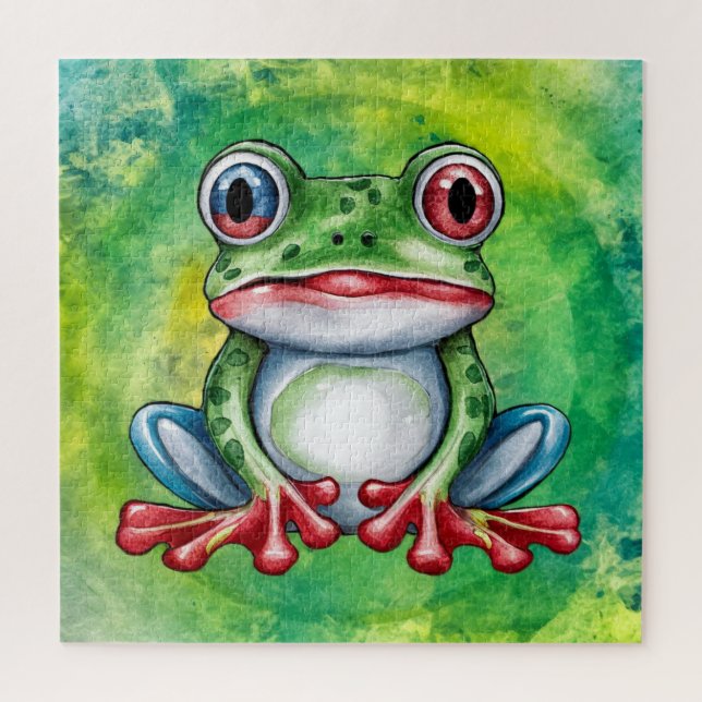 Cute Frog Puzzle (Vertikal)