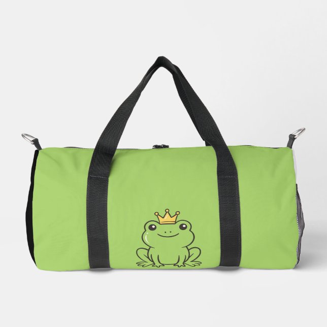 Cute frog  Queen funny green  Phone Case Duffle Bag (Vorderseite)
