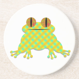 Cute Frog Sandstein Untersetzer