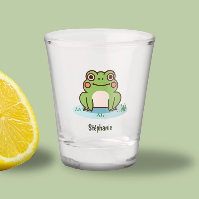 Cute Frog Schnapsglas (Cute Frog Shot Glass)