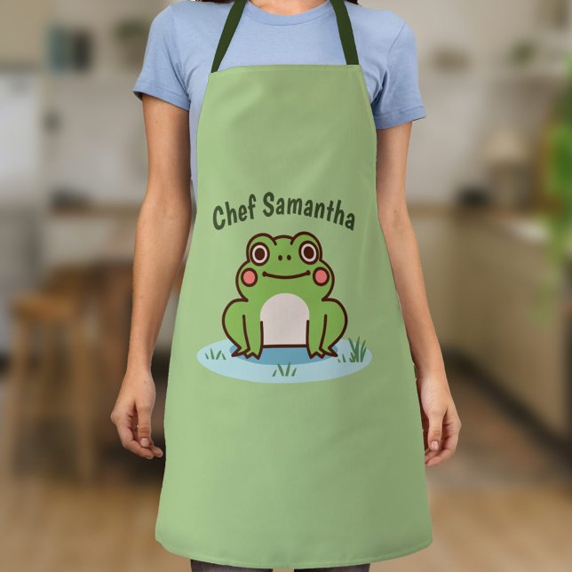 Cute Frog Schürze (Cute Frog Apron)