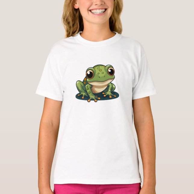 Cute Frog T-Shirt (Vorderseite)