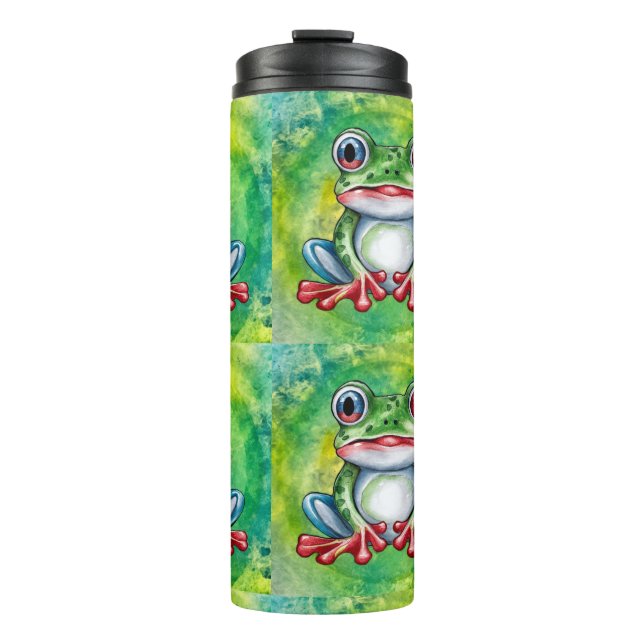 Cute Frog Thermosbecher (Vorderseite)