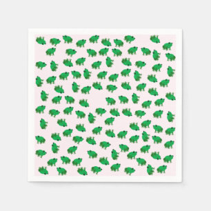 Cute Frogs Paper Napkins Serviette