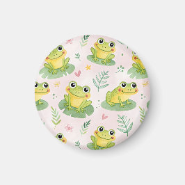 Cute frogs Pattern Magnet