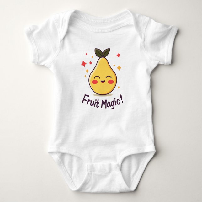 Cute Frucht Design Frucht Magic Baby Baby Strampler (Vorderseite)