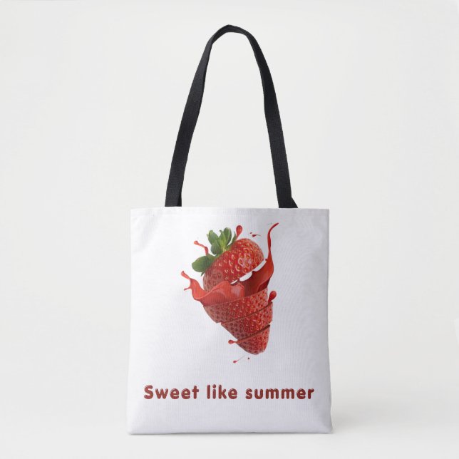 Cute Fruit Pattern Tote Bag (Vorderseite)