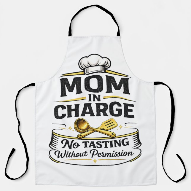 Cute Fun mom  Gift  Apron Schürze (Vorderseite)